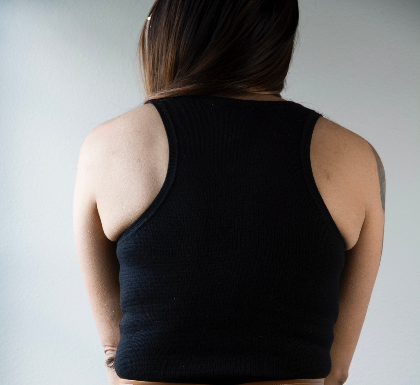 Halter Neck Bodysuit - Black